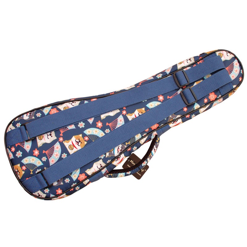 MUSIC FIRST Cute Cartoon Shiba Inu and Sakura Dog ukulele case ukulele bag ukulele cover, Original Design (Fit for 21 inch Soprano Ukulele, Blue) - Image 5